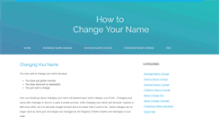 Desktop Screenshot of howtochangeyourname.com.au
