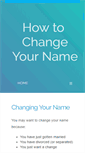 Mobile Screenshot of howtochangeyourname.com.au
